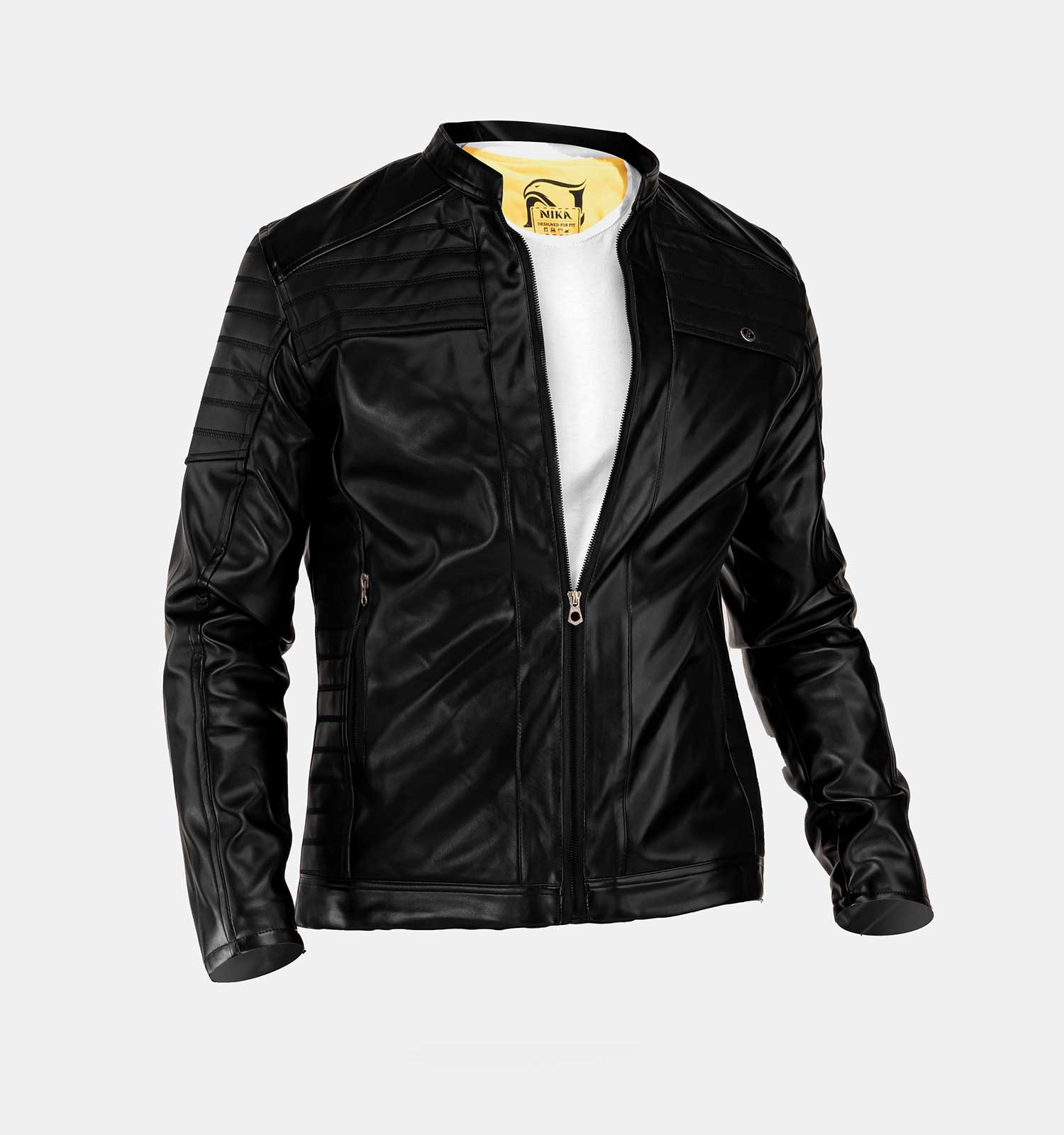 کاپشن چرمی مردانه Chanel مدل 24230