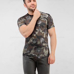 تیشرت مردانه ارتشی مدل 18063
