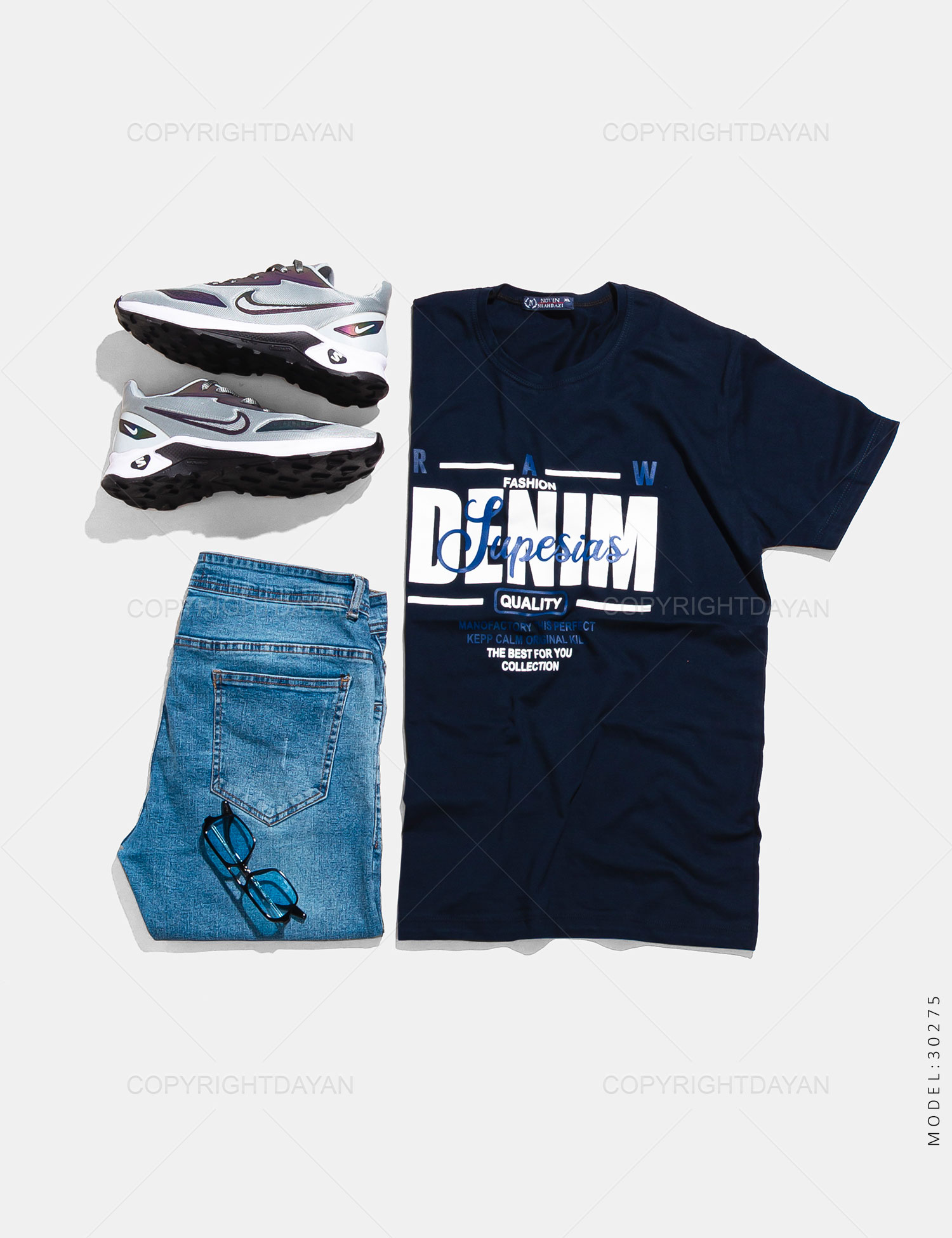 تیشرت مردانه Deniz مدل 30275