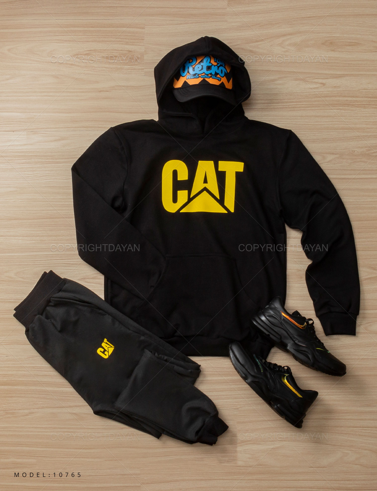 ست سویشرت شلوار مردانه Cat مدل 10765