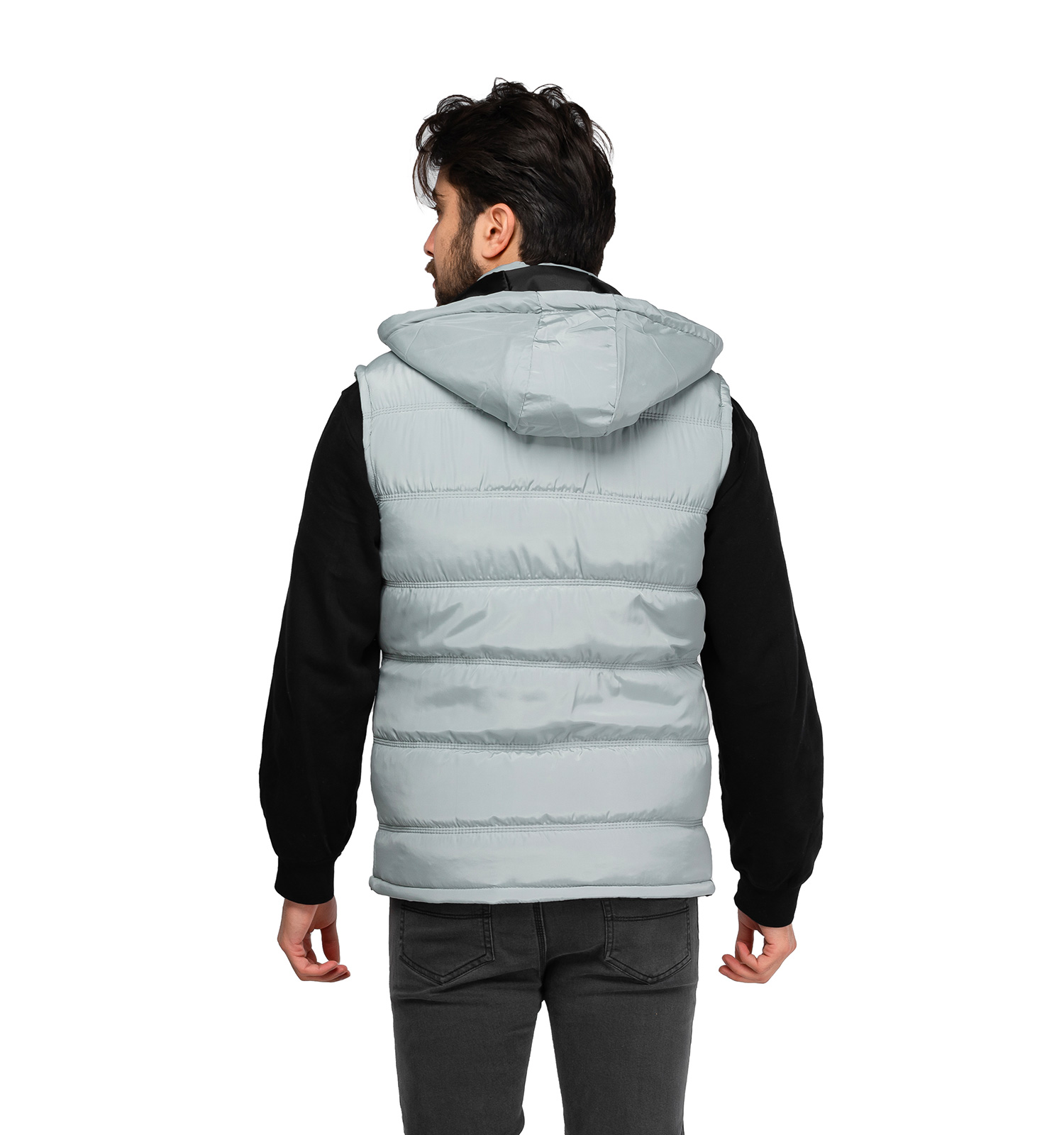 کاپشن پافر بادی کلاهدار مدل 45986