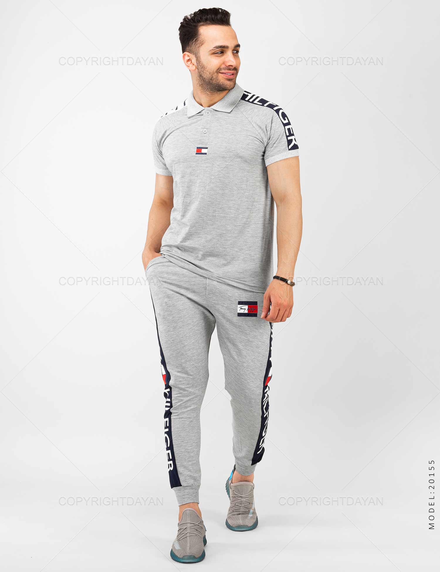 ست پولوشرت شلوار مردانه Tommy مدل 20155
