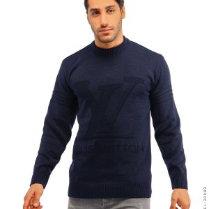 پلیور بافت مردانه یقه گرد Louis Vuitton مدل 30989