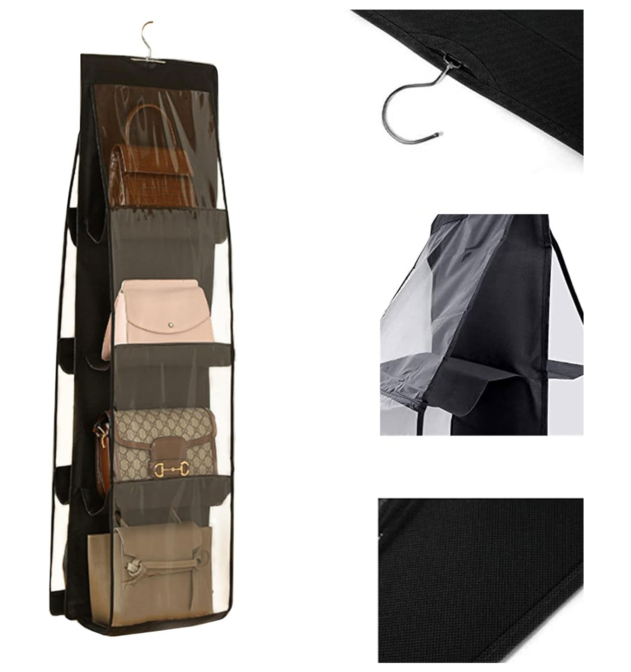 آویز نظم دهنده کیف 4 طبقه مدل 43155