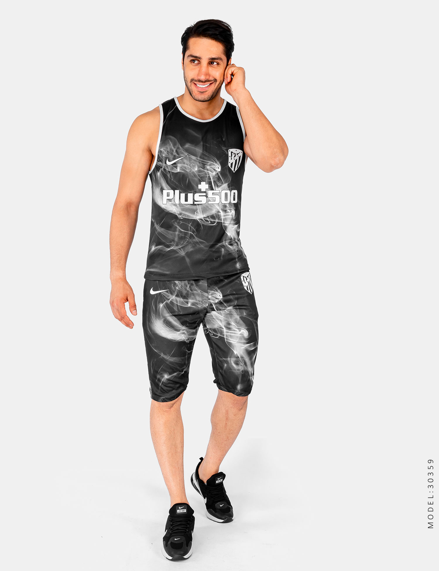 ست رکابی شلوارک مردانه Nike مدل 30359