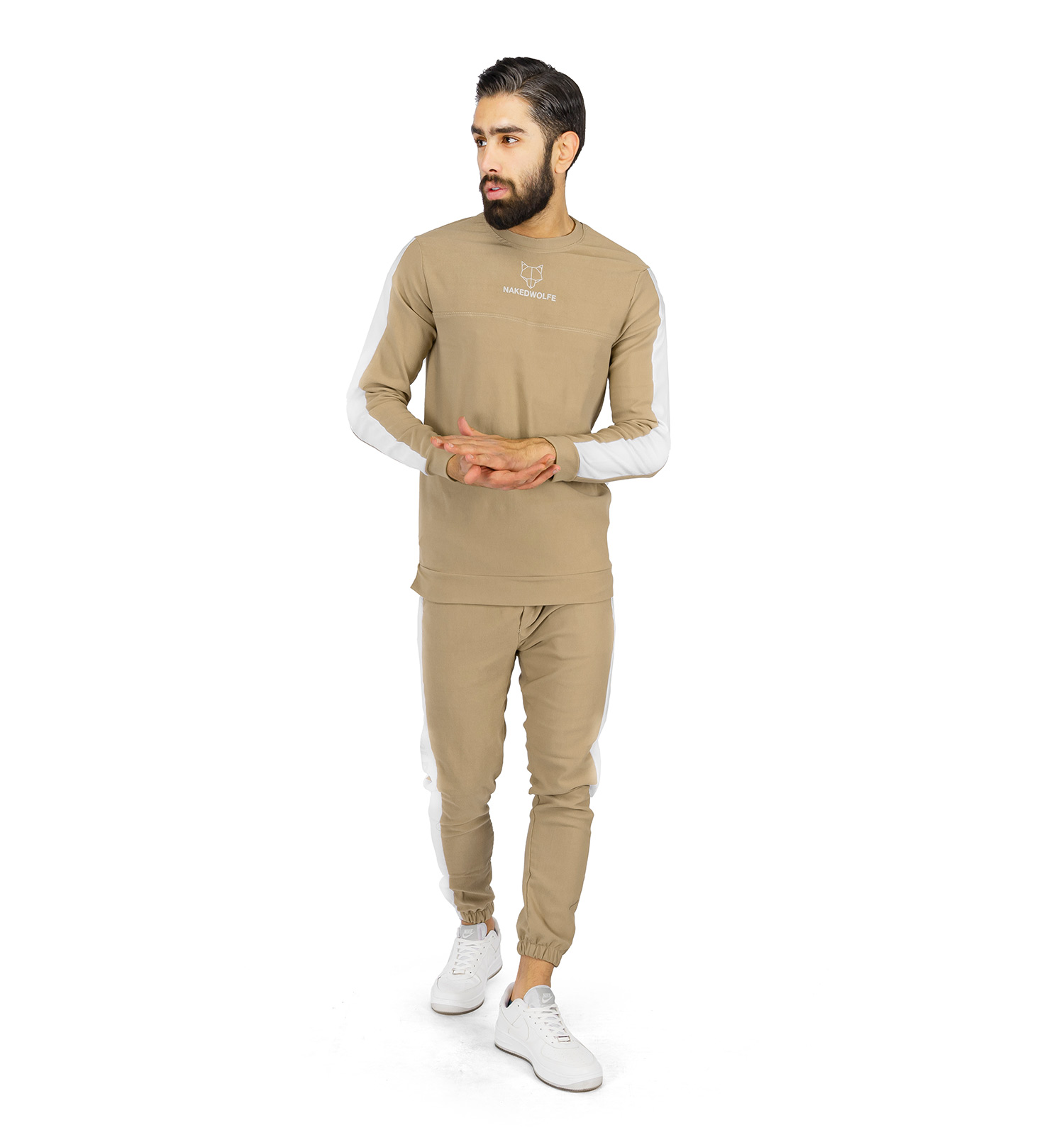 ست بلوز شلوار مردانه آستین بلند ساده یقه گرد مدل 41757
