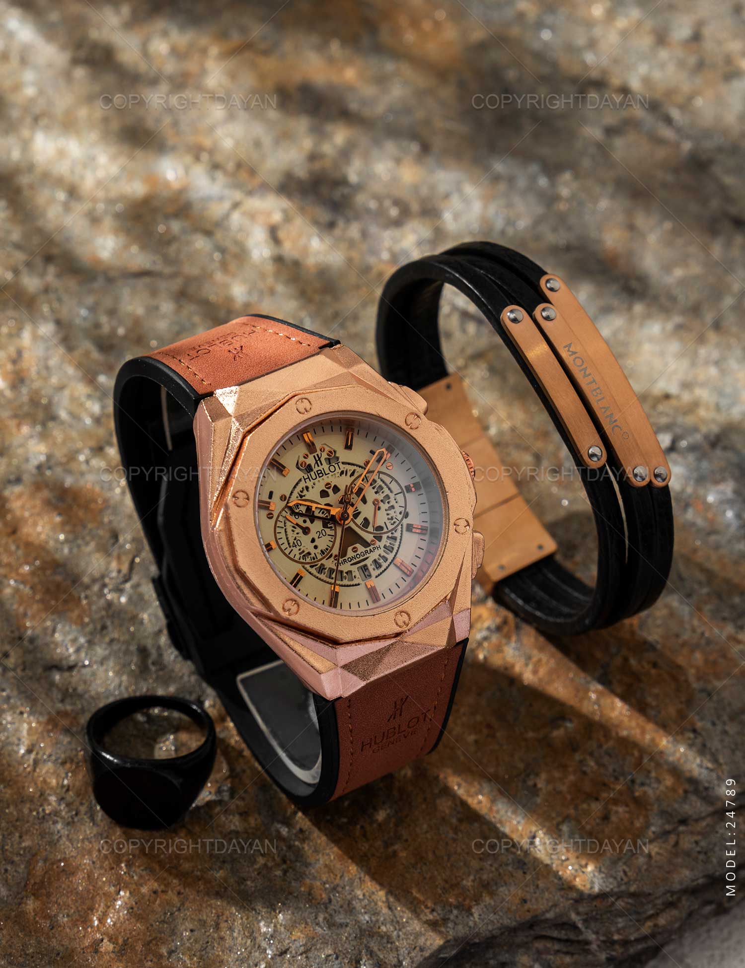ساعت مچی عقربه ای مردانه Hublot مدل 24789