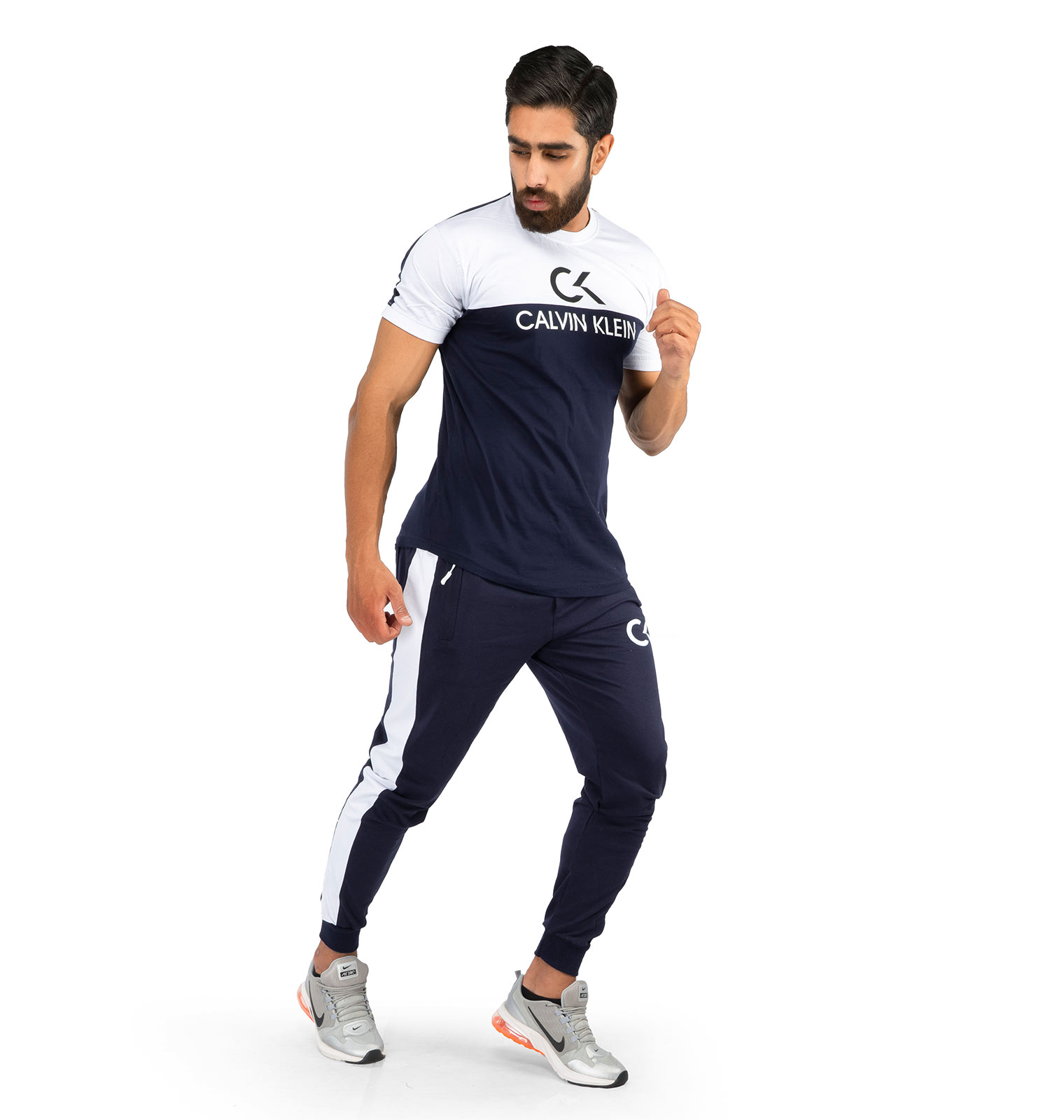 ست تیشرت شلوار مردانه دو رنگ Calvin Klein مدل 38927