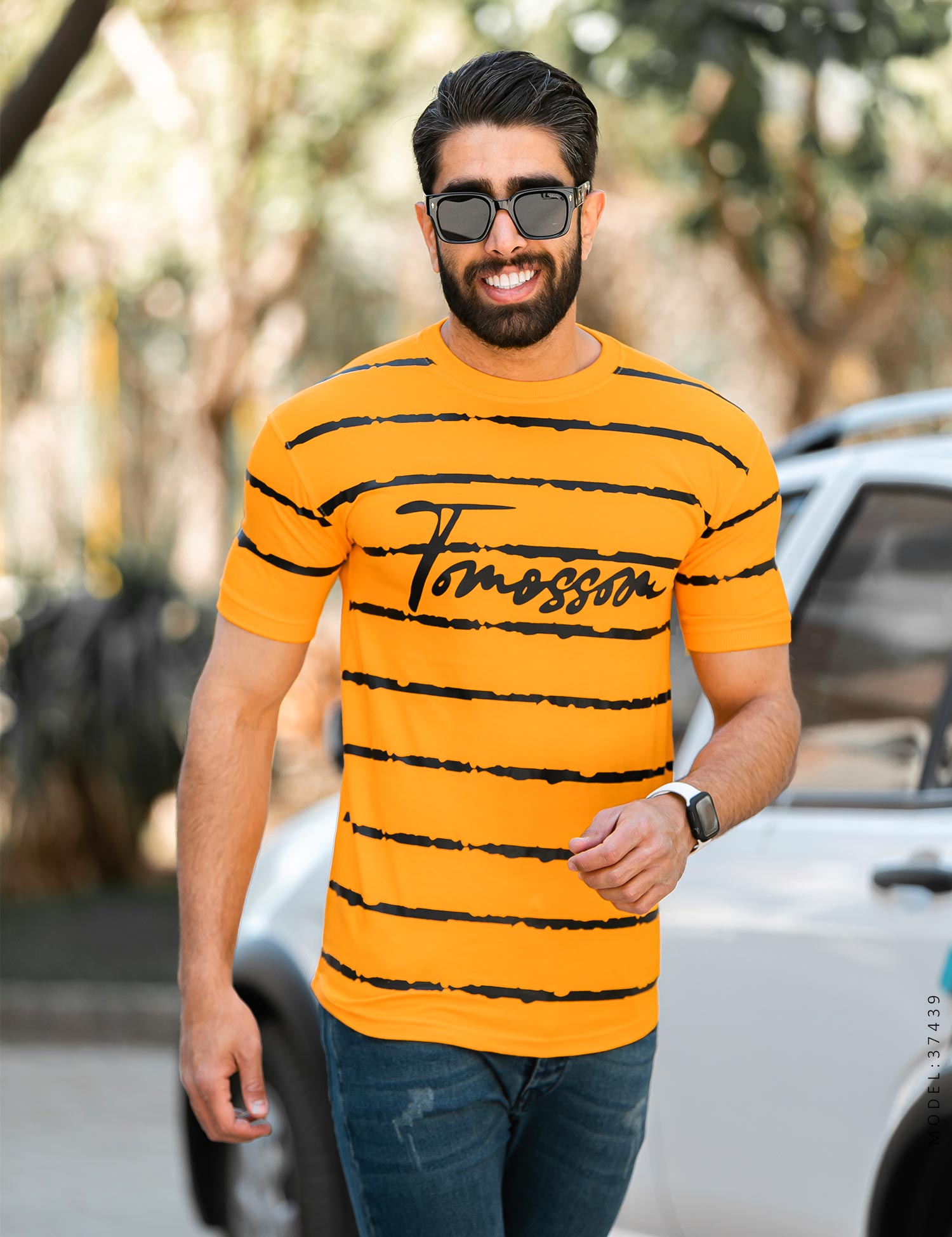 تیشرت مردانه یقه گرد Rayan مدل 37439