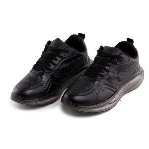 کفش روزمره مردانه Nike چرم مصنوعی بند دار مشکی مدل 42863
