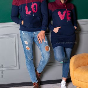 ست دونفره سویشرت Love مدل 16227