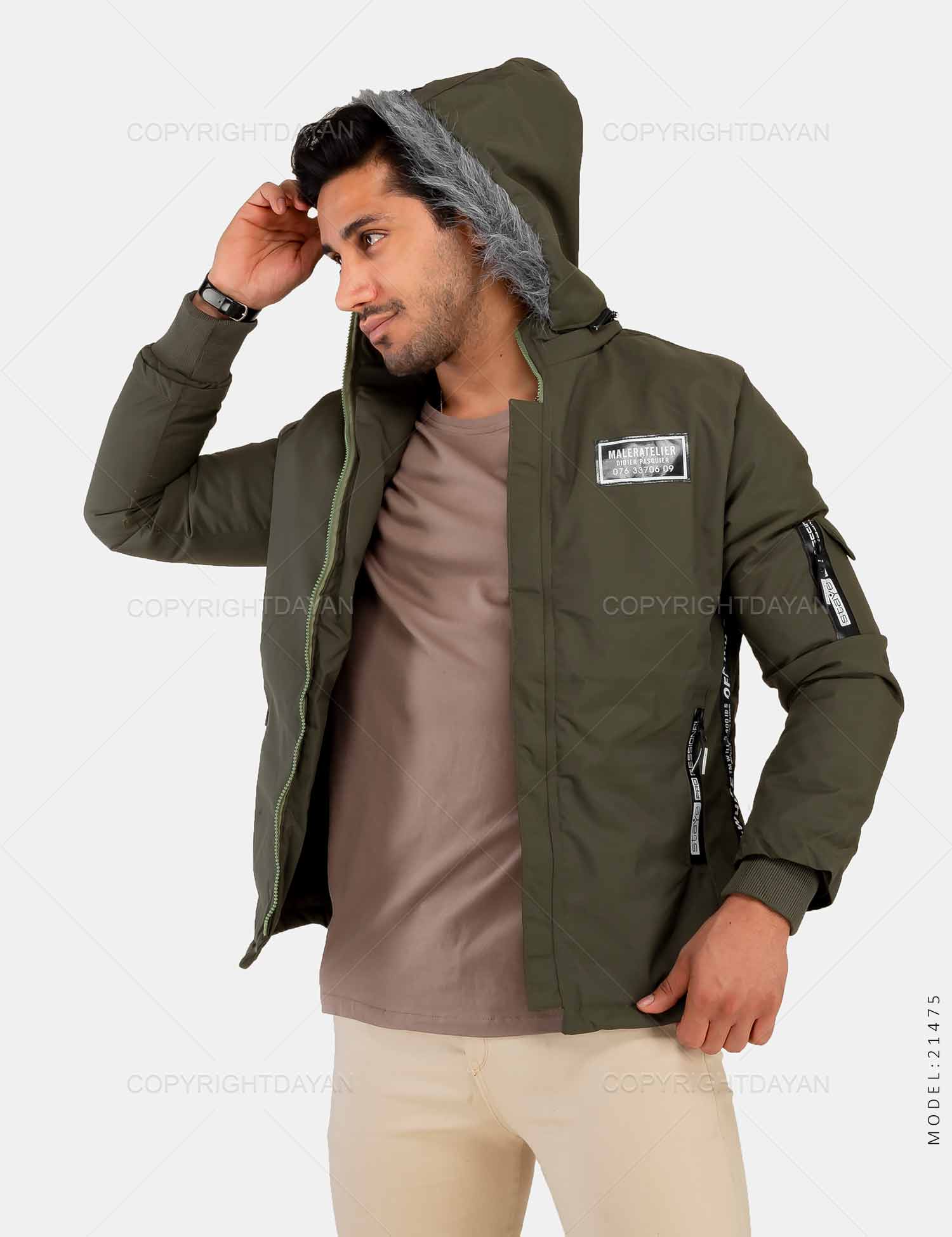 کاپشن مردانه Alvin مدل 21475