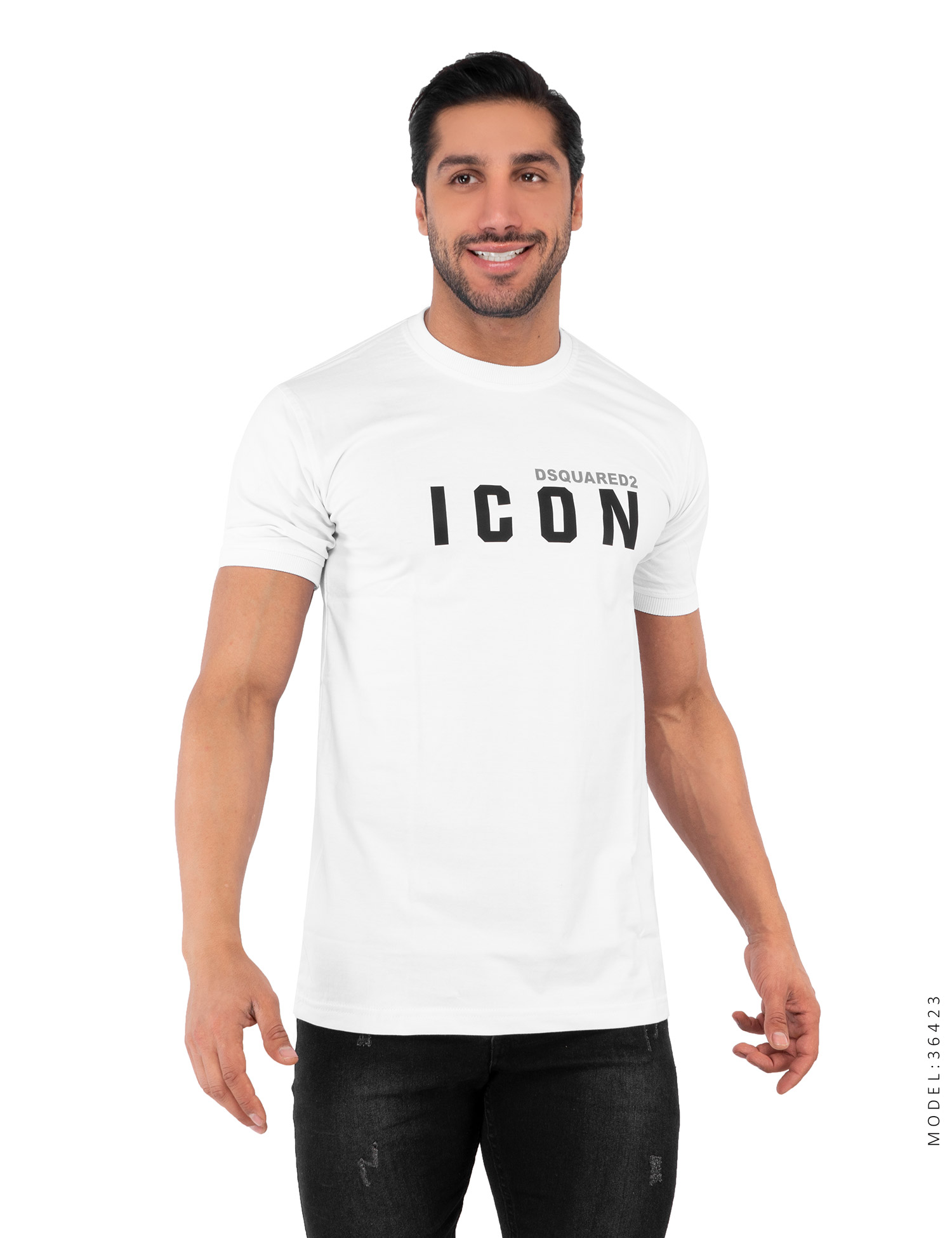 تیشرت یقه گرد مردانه Icon مدل 36423