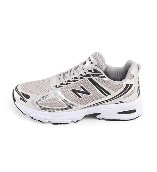 کفش اسپرت New Balance مردانه نقره ای بندی مدل 42554