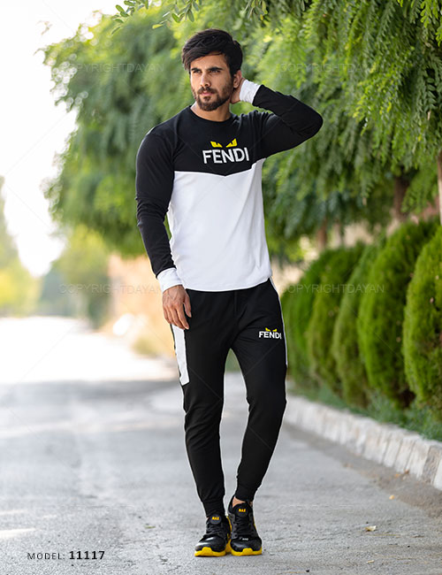 ست بلوز شلوار مردانه Fendi مدل 11117