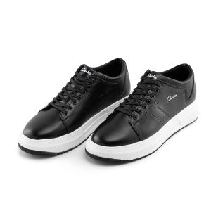 کفش روزمره مردانه Clarks چرم مصنوعی مشکی مدل 43954