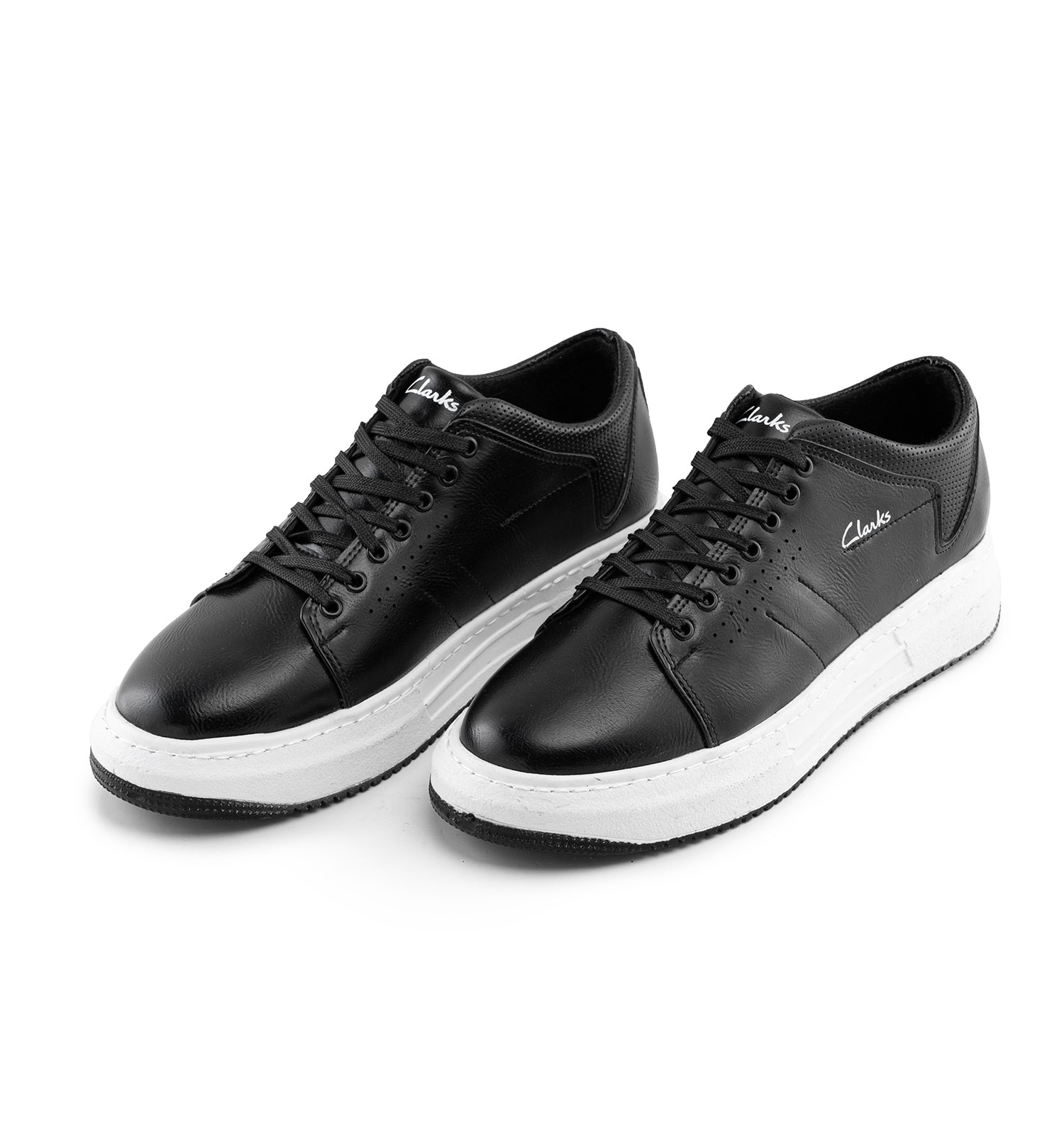 کفش روزمره مردانه Clarks چرم مصنوعی مشکی مدل 43954
