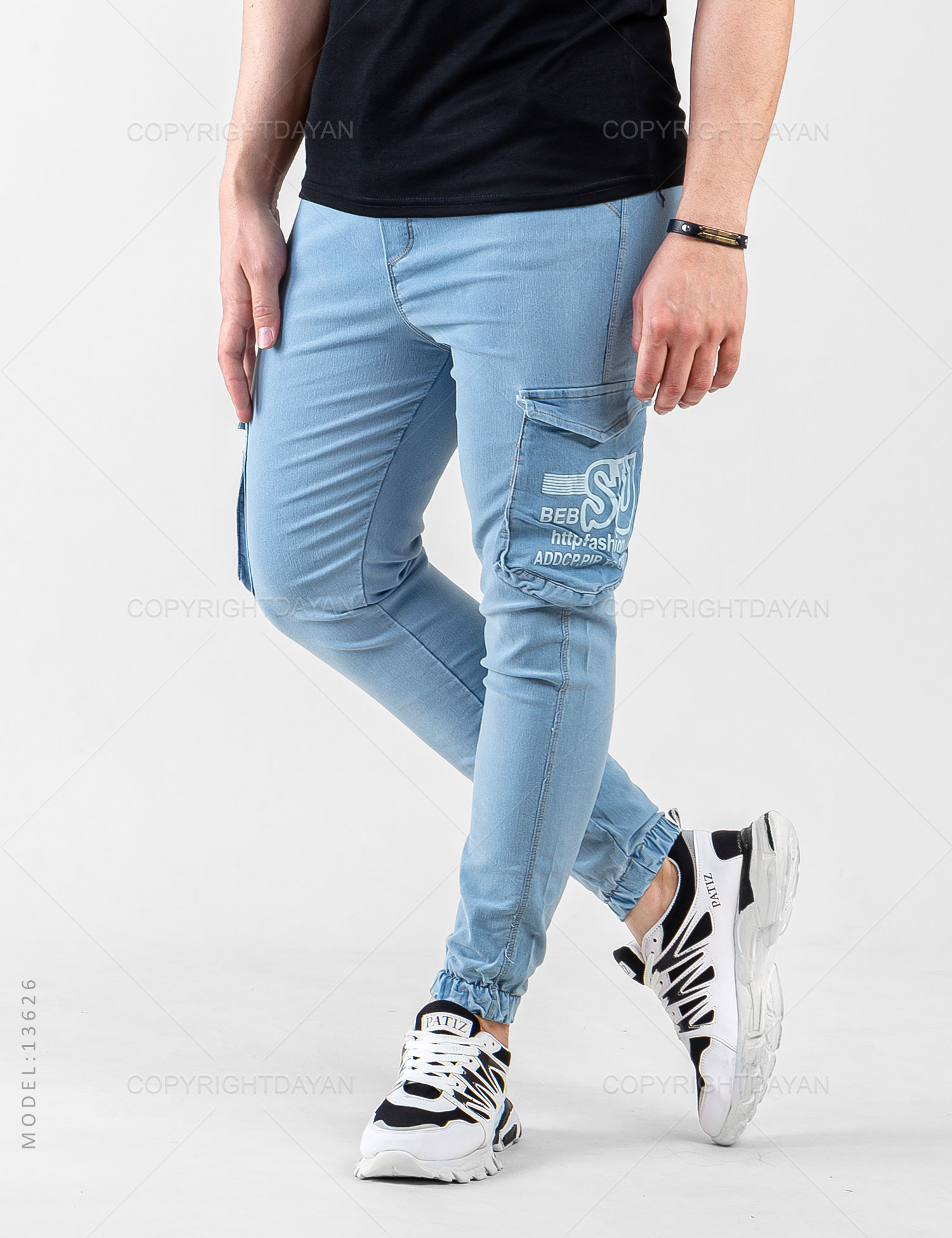 شلوار اسلش مردانه Alma مدل 13626