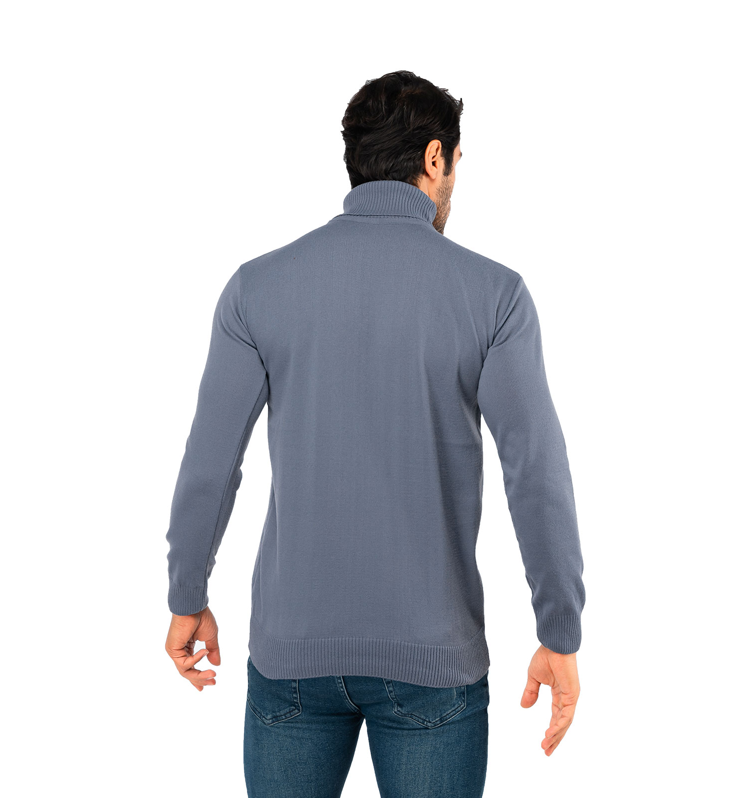 بافت مردانه ساده یقه اسکی Polo مدل 38849