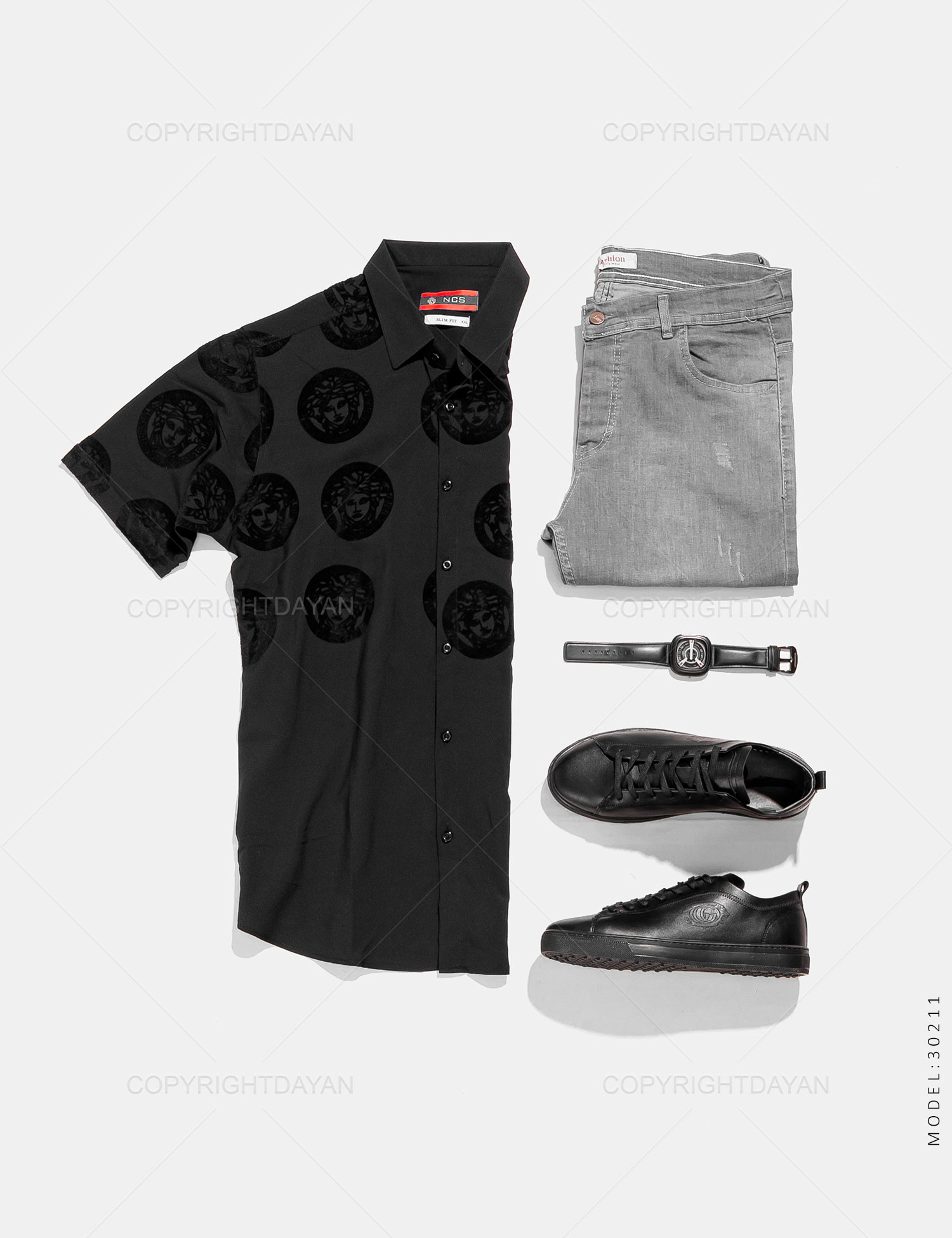 پیراهن مردانه Versace مدل 30211