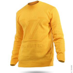 پلیور بافت مردانه یقه گرد Louis Vuitton مدل 30988