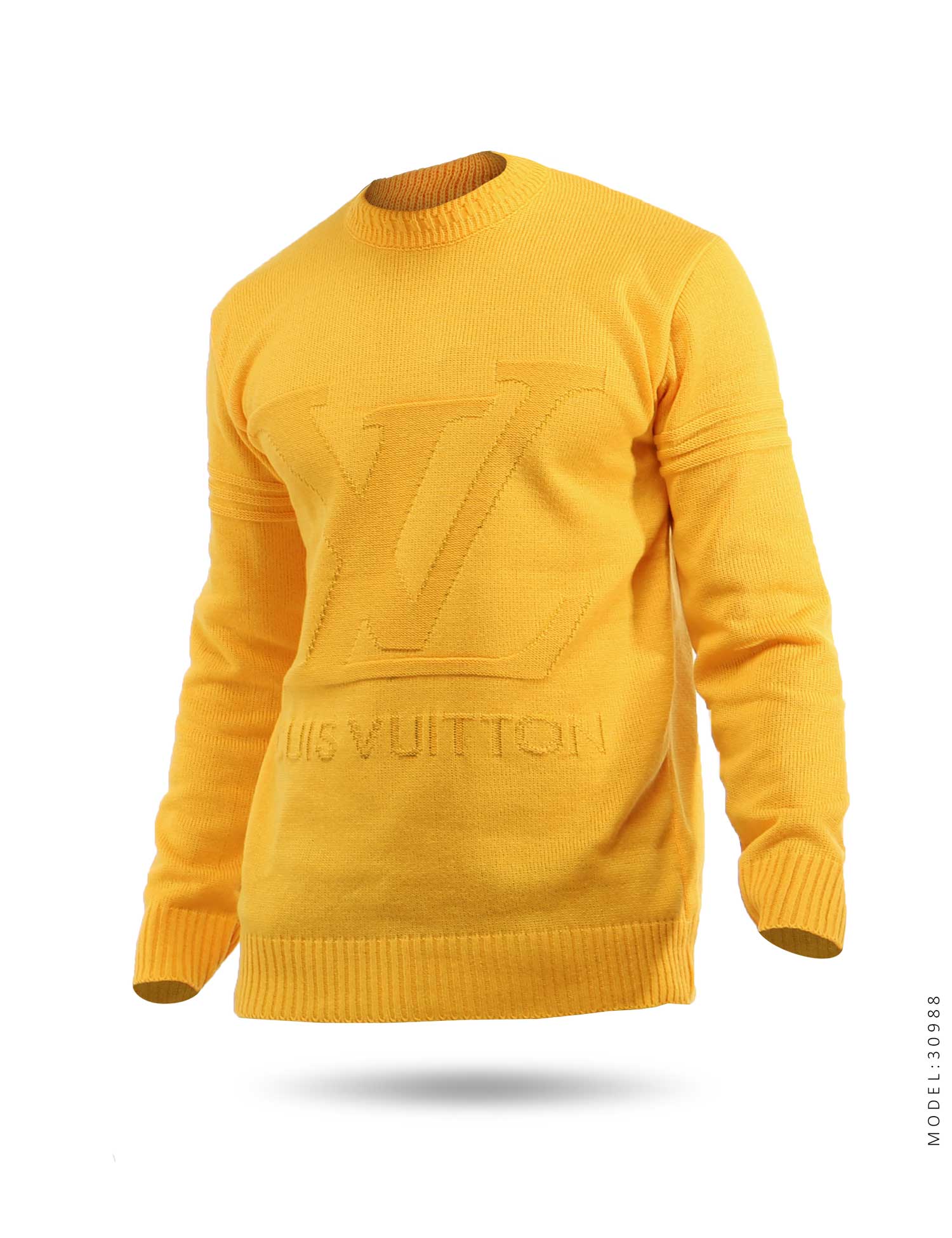 پلیور بافت مردانه یقه گرد Louis Vuitton مدل 30988