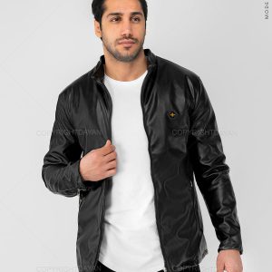 کاپشن چرمی مردانه Alvin مدل 23996