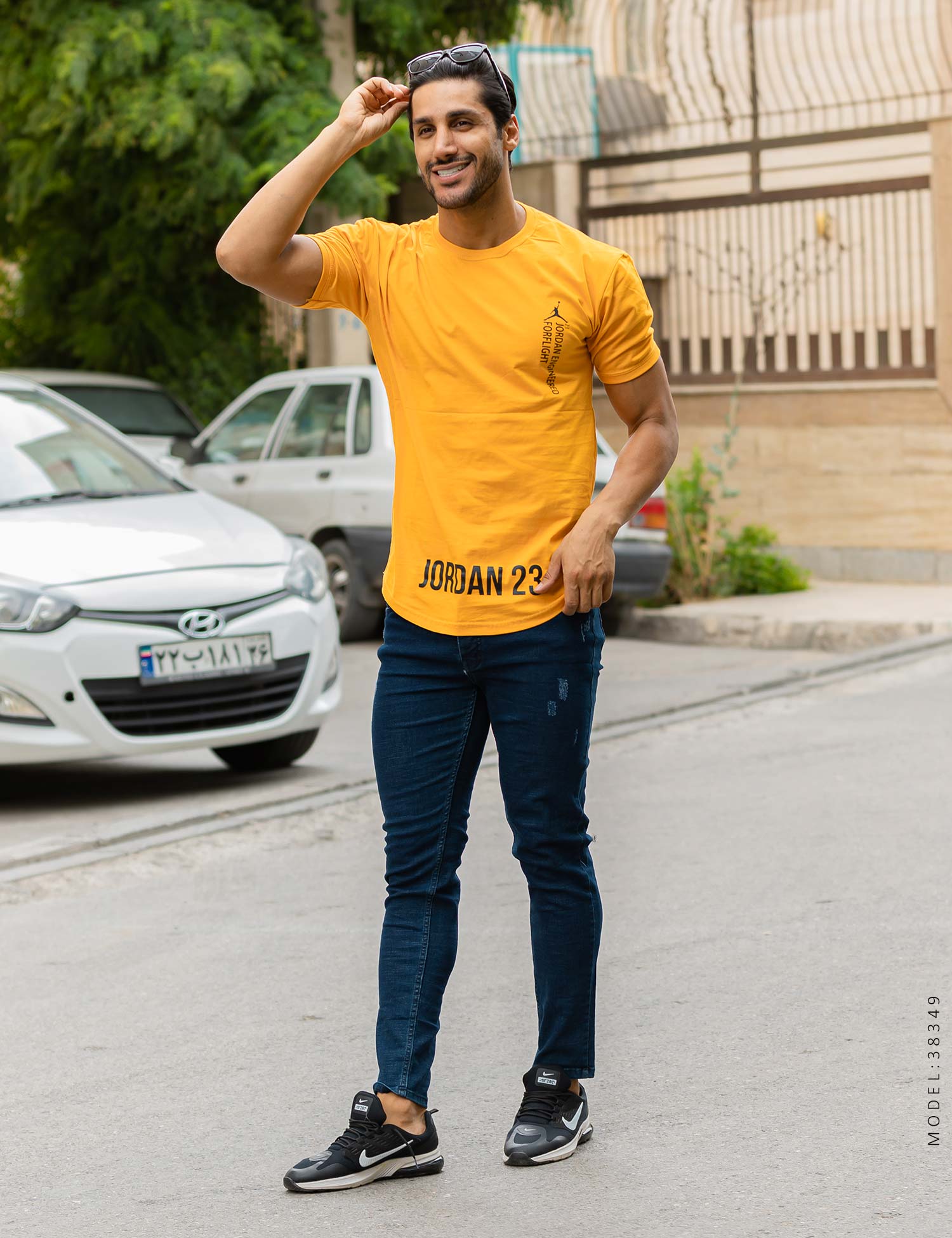 تیشرت مردانه یقه گرد Jordan مدل 38349
