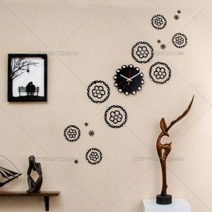 ساعت دیواری بنفشه