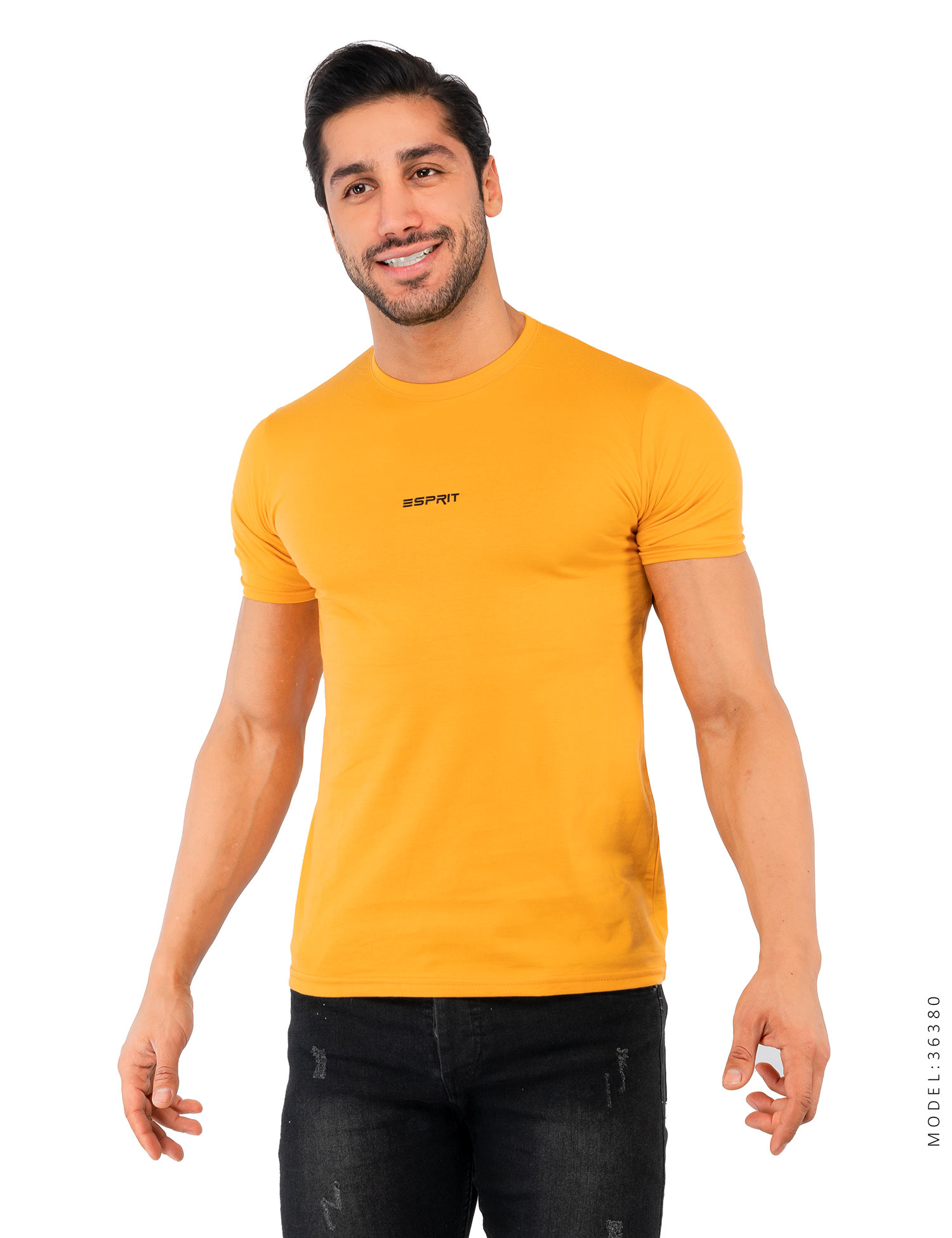 تیشرت یقه گرد مردانه Esprit مدل 36380
