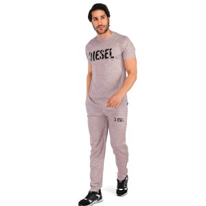 ست تیشرت شلوار مردانه Diesel ساده یقه گرد مدل 42936