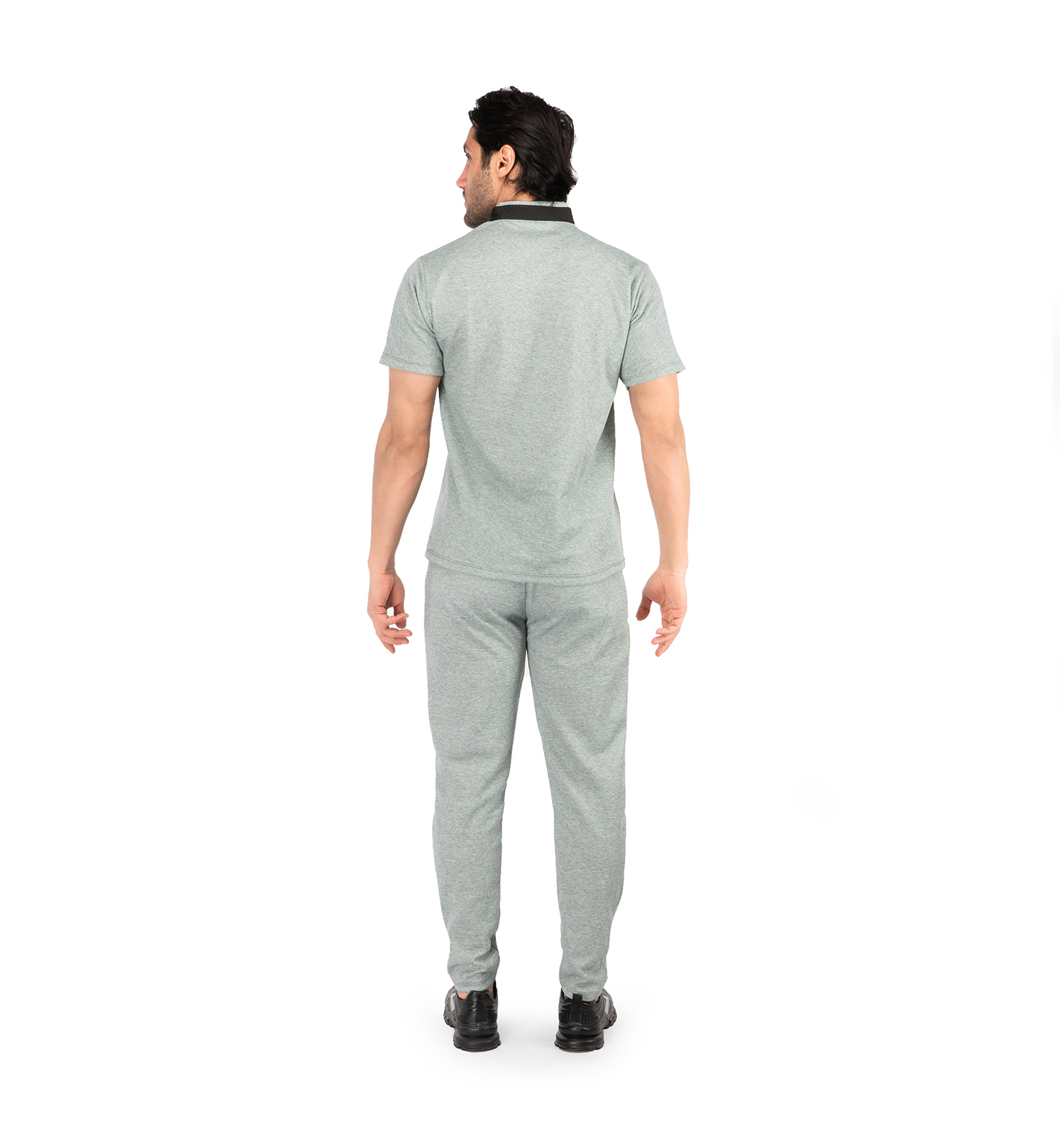 ست تیشرت شلوار مردانه آستین کوتاه Nike ساده یقه گرد مدل 43186