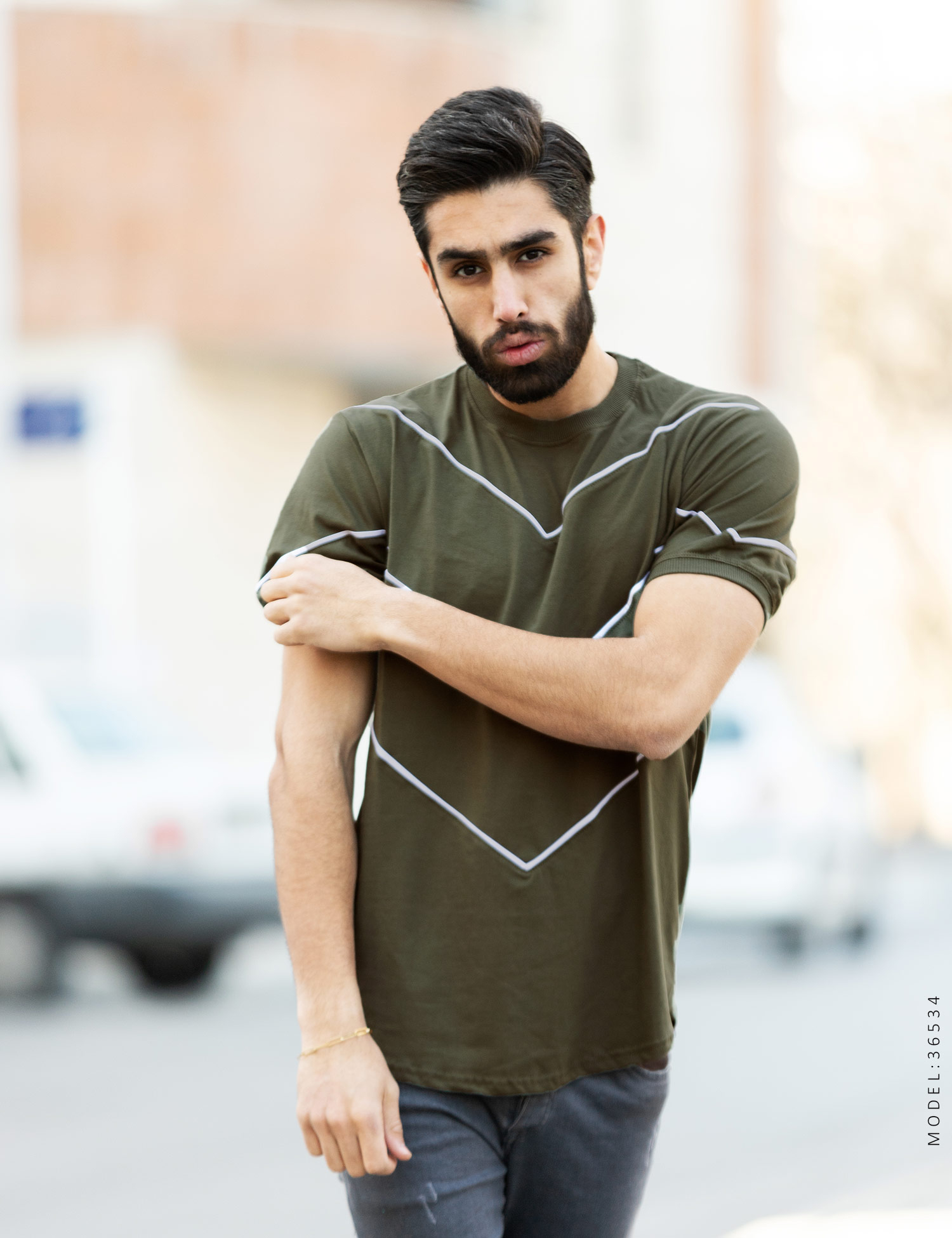 تیشرت مردانه آستین کش Imaz مدل 36534