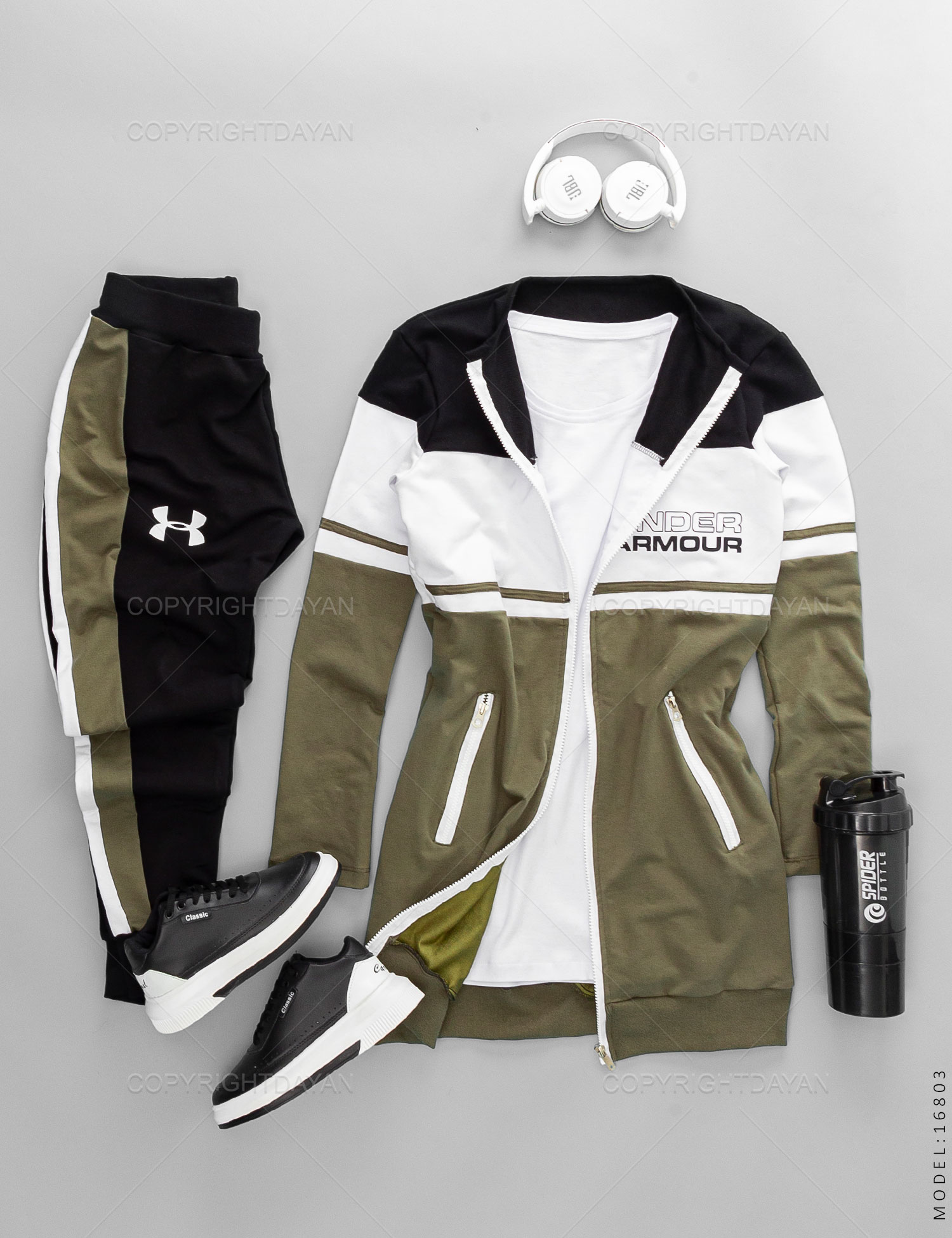 ست مانتو شلوار زنانه Under Armour مدل 16803