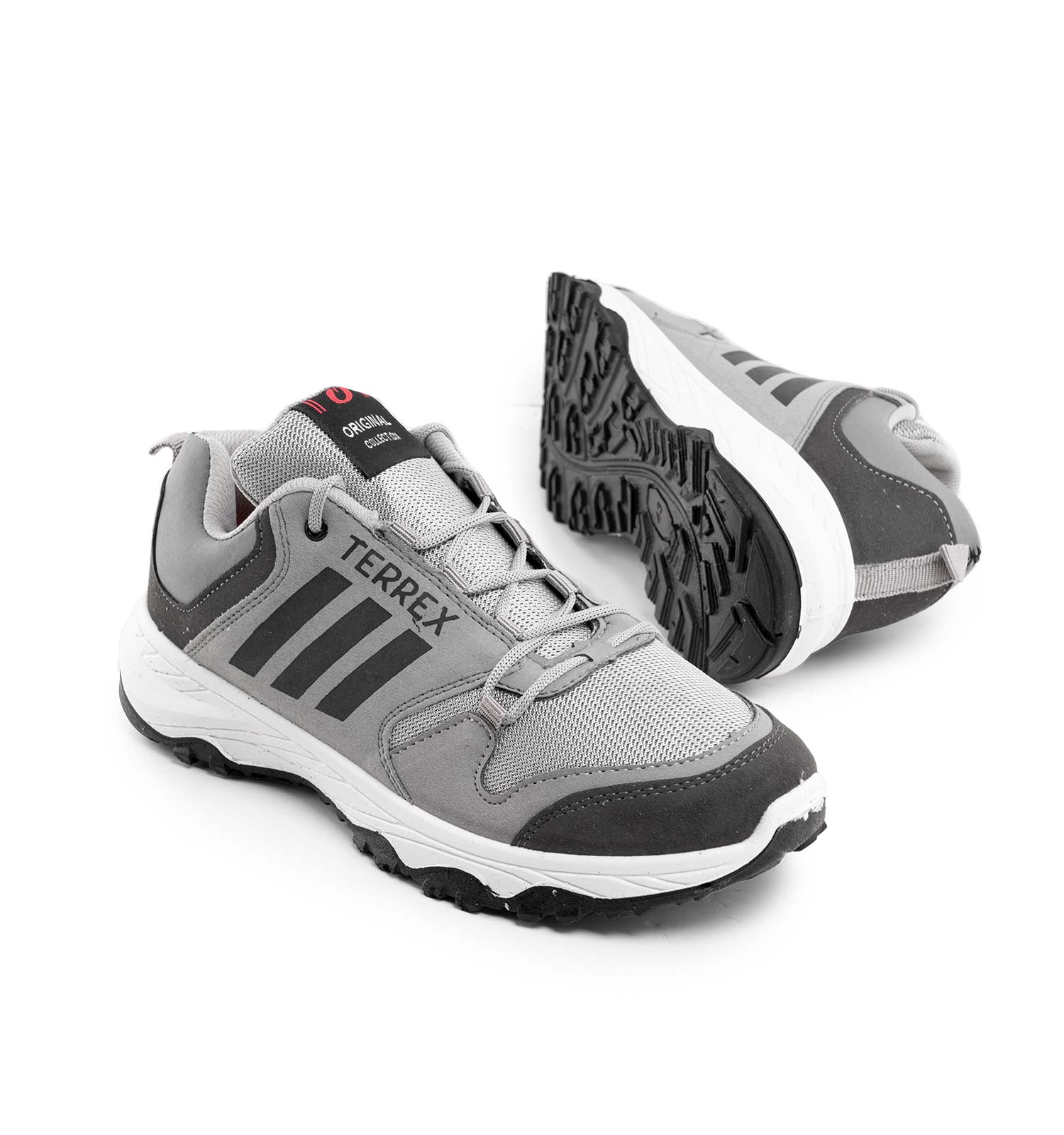 کفش اسپرت Adidas مردانه طوسی بندی مدل 43909