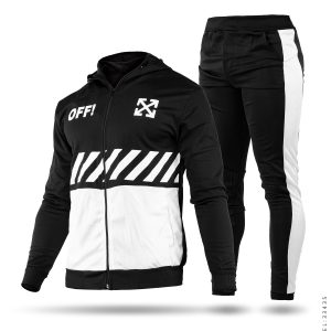 ست سویشرت شلوار مردانه Off – White مدل 33435