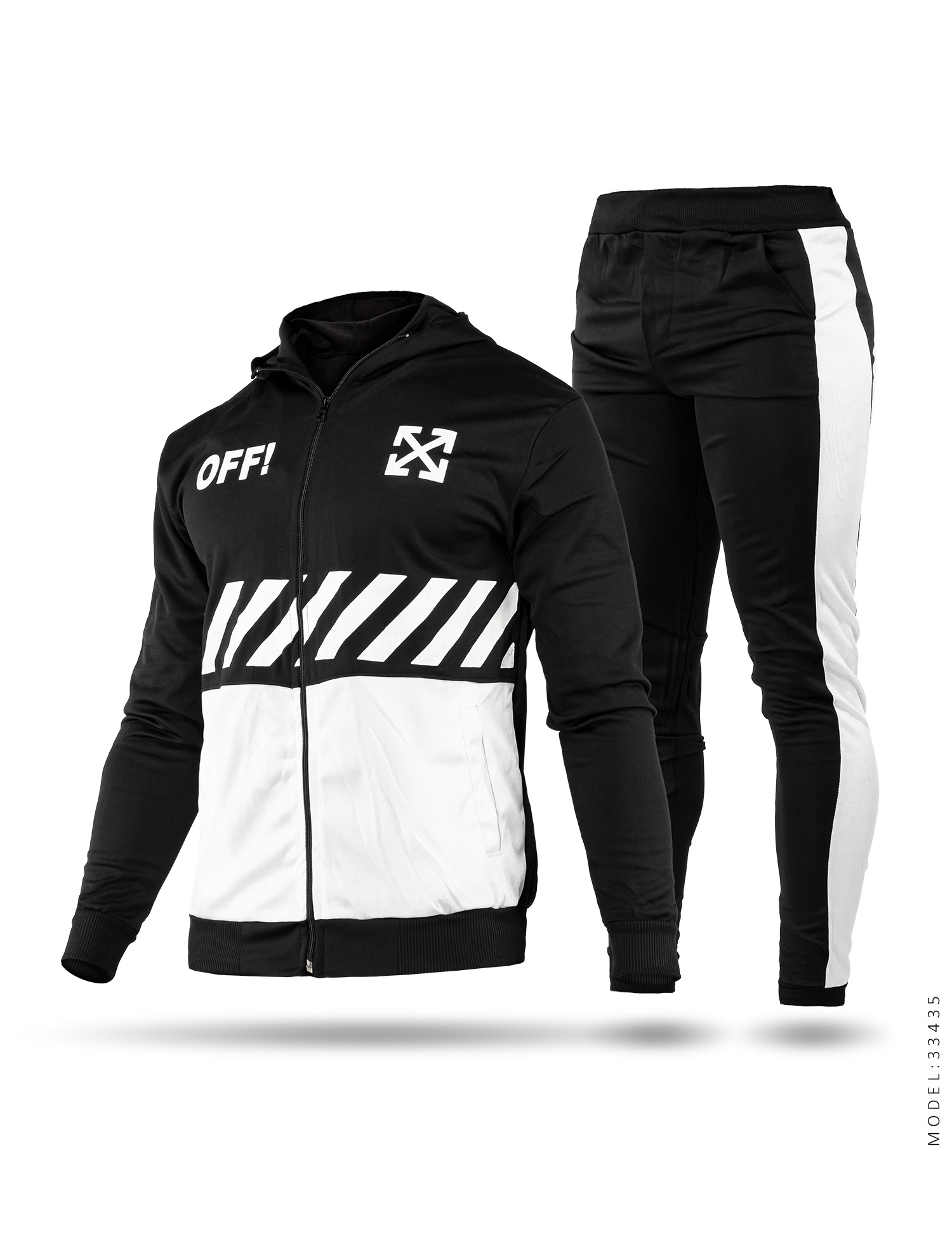 ست سویشرت شلوار مردانه Off – White مدل 33435