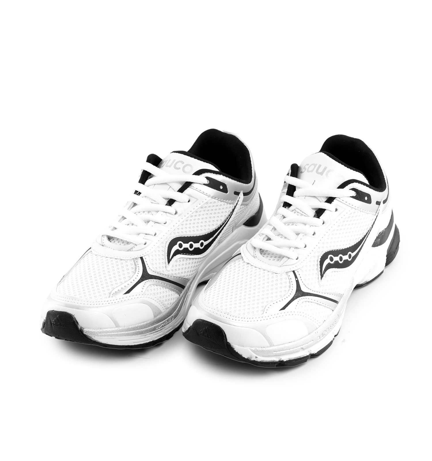 کفش اسپرت Saucony مردانه سفید بند دار مدل 43239