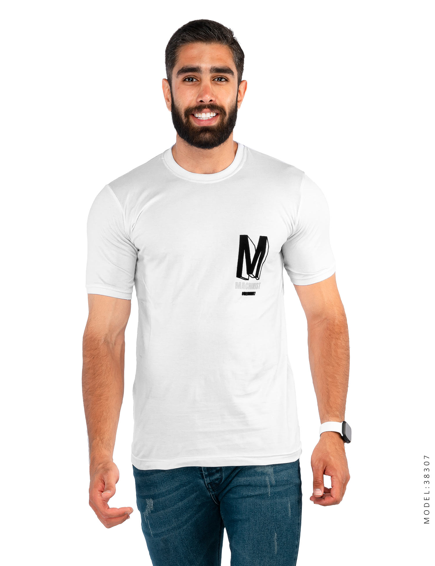 تیشرت مردانه یقه گرد Zima مدل 38307