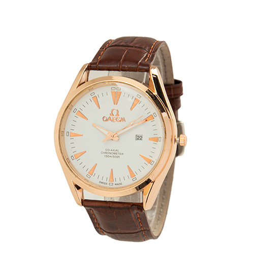 ساعت مچی چرم مردانه Omega مدل 41910