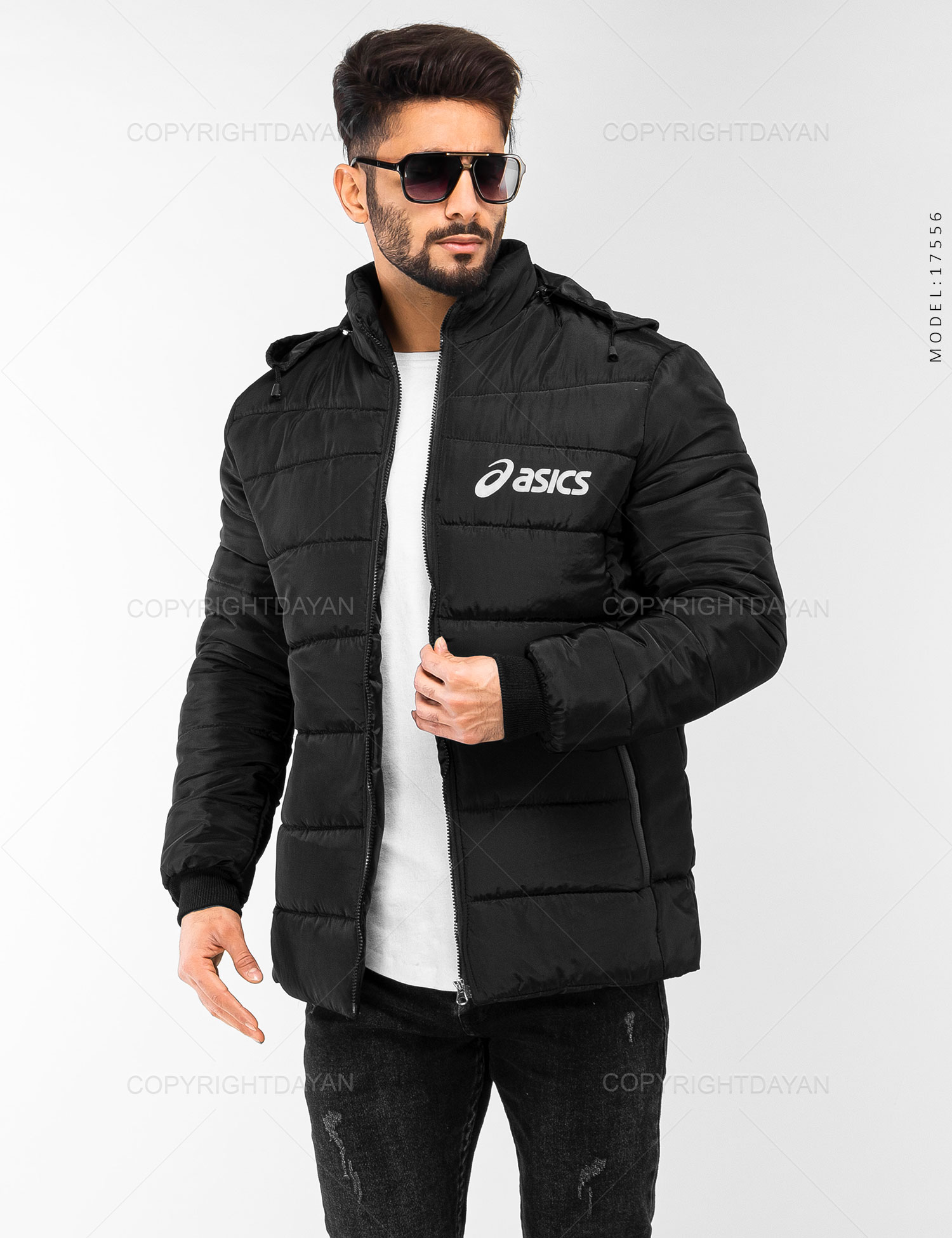 کاپشن مردانه Asics مدل 17556