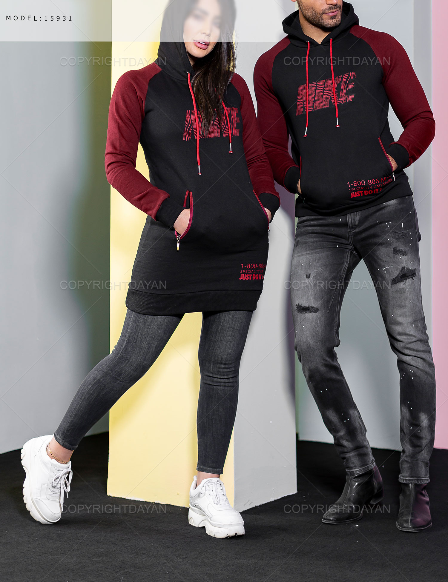 ست دونفره سویشرت Nike مدل 15931