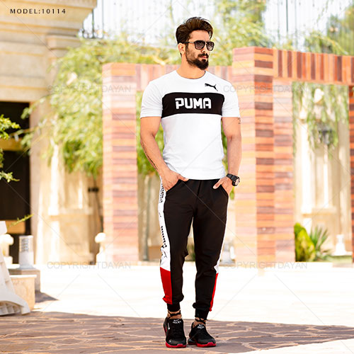 ست تیشرت شلوار مردانه Puma مدل 10114