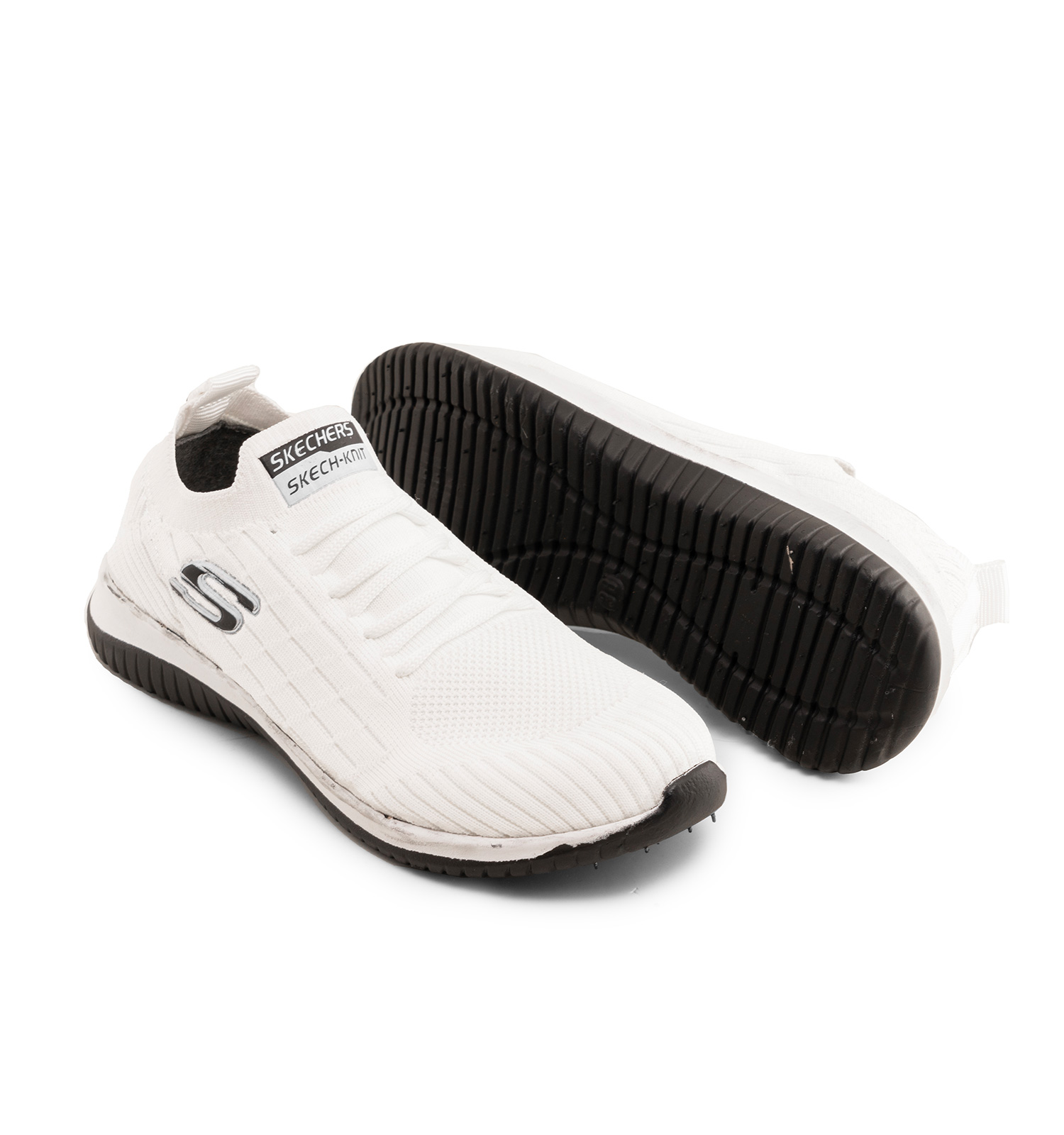 کفش اسپرت Skechers زنانه سفید بندی مدل 45559