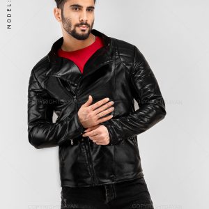 کاپشن چرم مردانه Karen مدل 17794