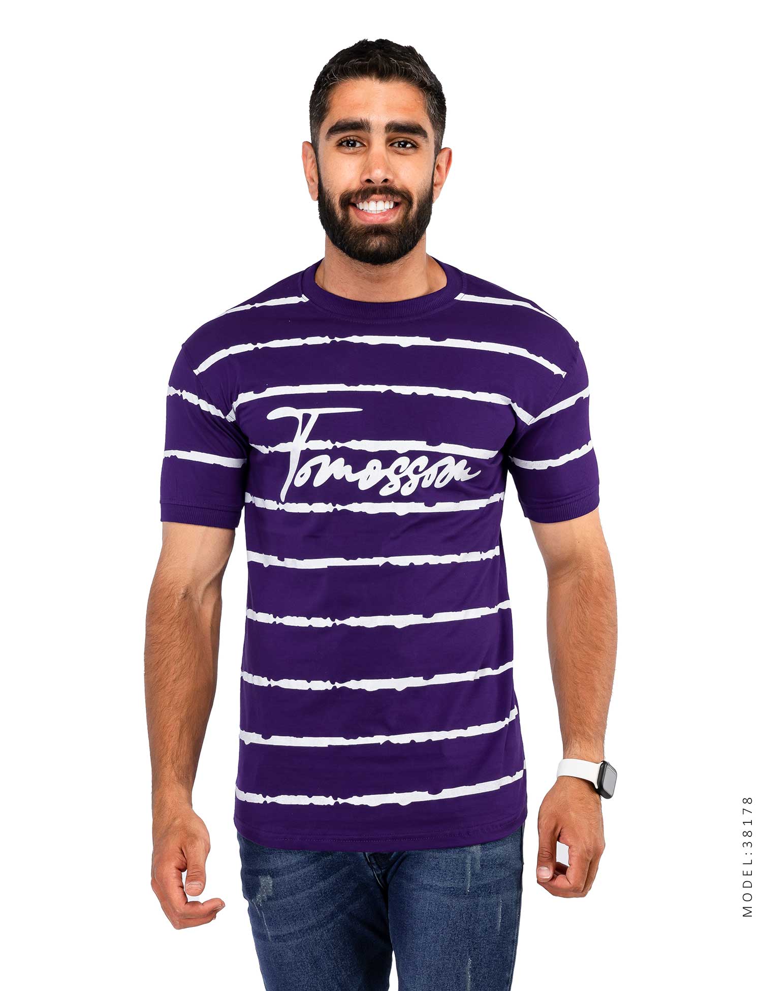 تیشرت مردانه یقه گرد Rayan مدل 38178