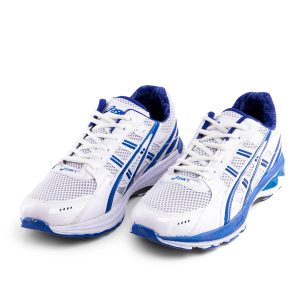 کفش اسپرت Asics مردانه سفید بندی چرم مصنوعی مدل 42845