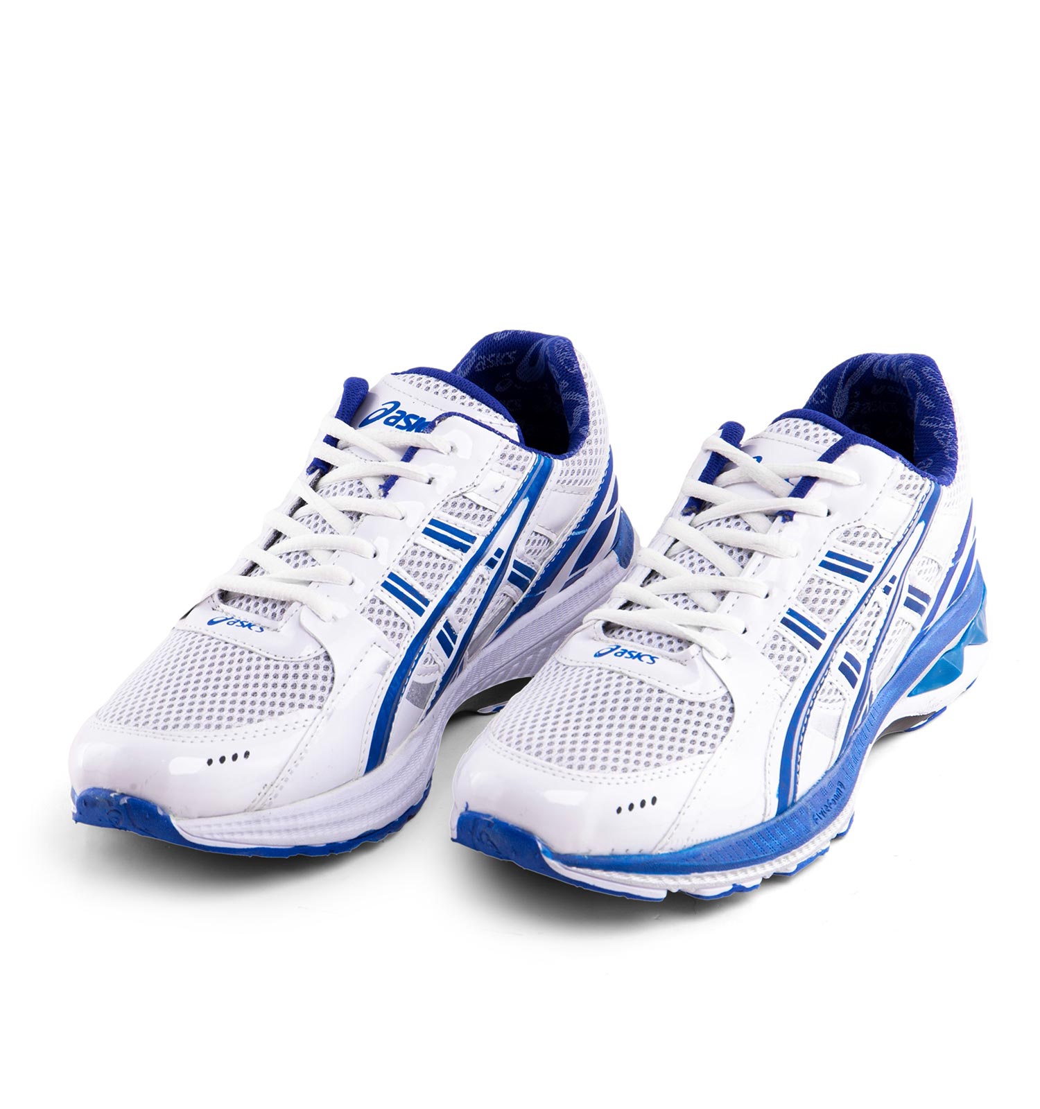 کفش اسپرت Asics مردانه سفید بندی چرم مصنوعی مدل 42845