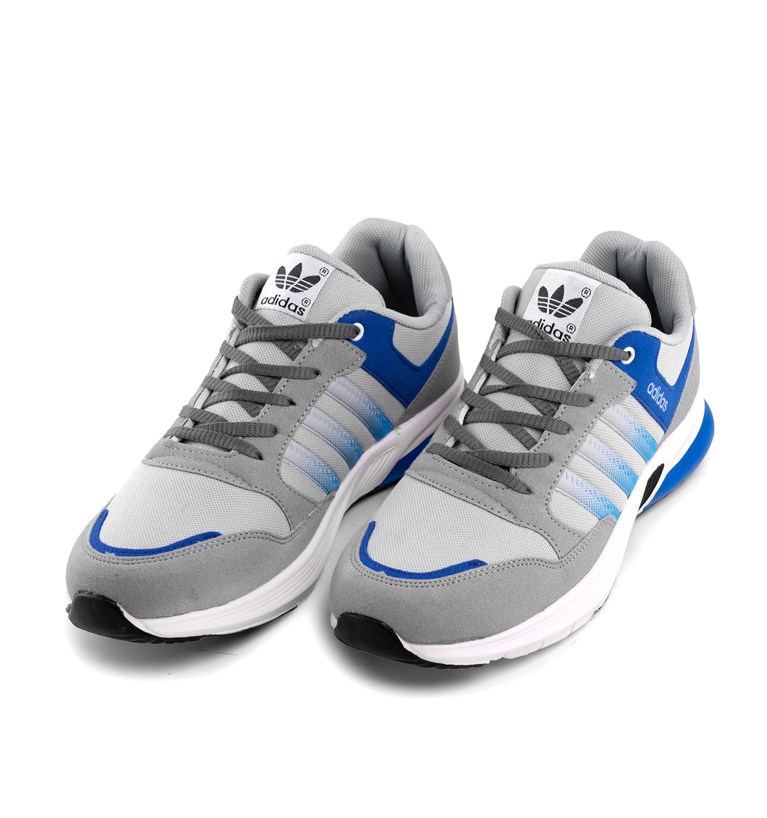 کفش اسپرت Adidas مردانه طوسی بندی مدل 43192