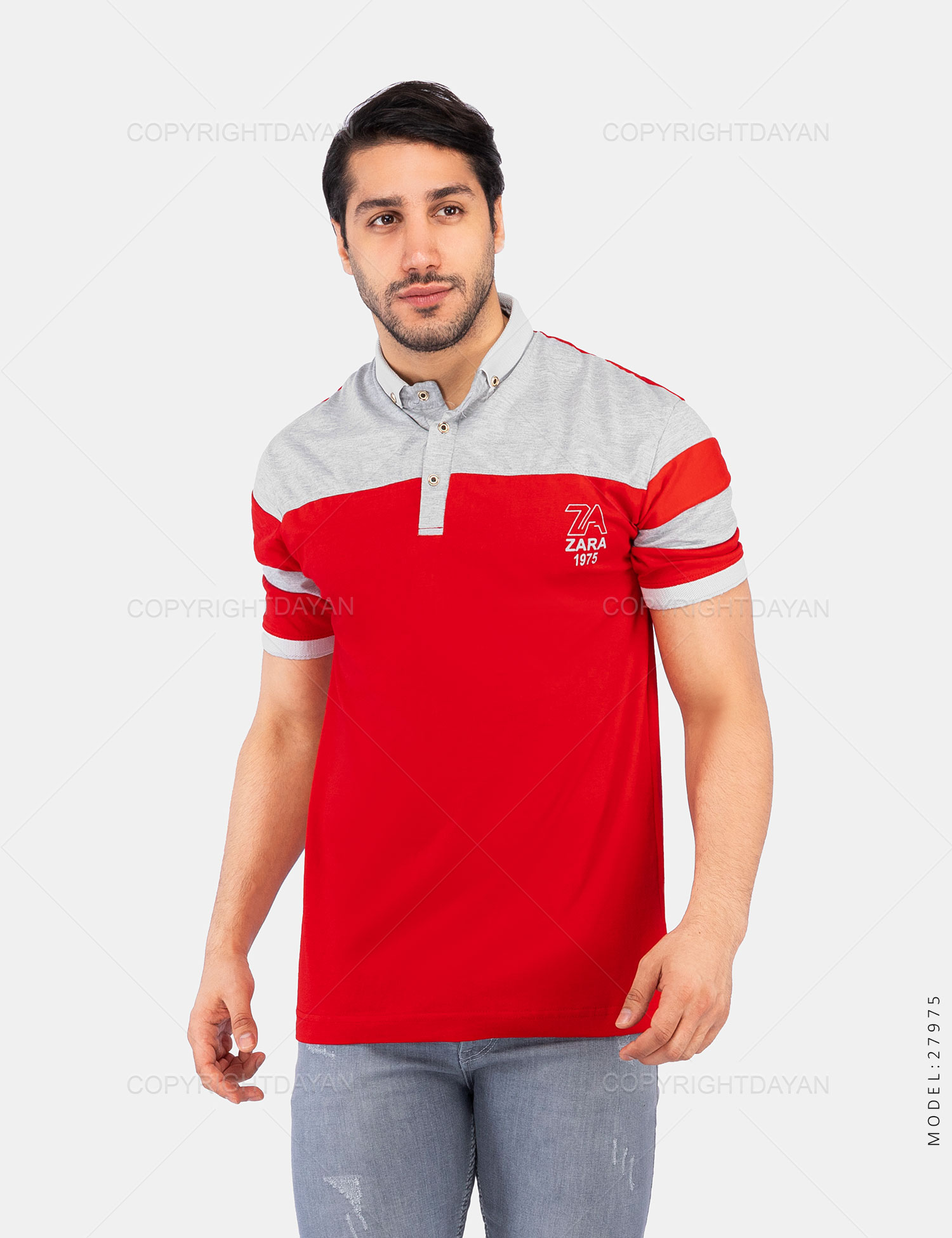 پولوشرت مردانه Zara مدل 27975